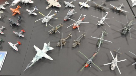 Huw fielded a flock of rotary wings, a Japanese collection and his new Ukrainian Sukhoi.