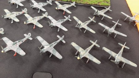 seen on another stand was a veritable geschwader of Fw 190 Doras......apparently he found them on Ebay as a bundle....and they come two in a box !