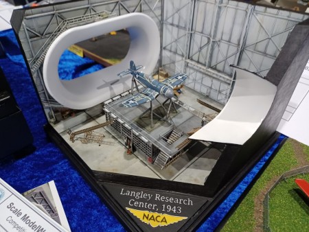 found this on the competition tables -AFV Club Corsair in NACA's wind tunnel - absolutely stunning !