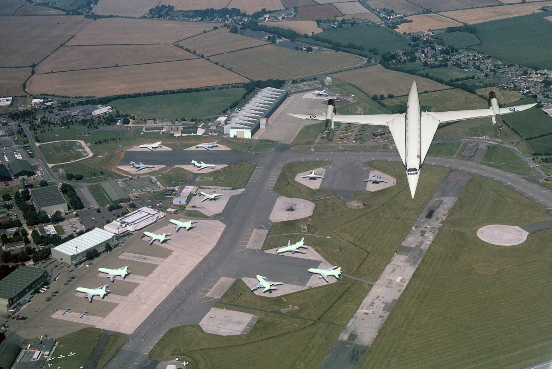 Swallow C1 over Brize Norton by Mike McEvoy