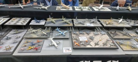 general view of the Lockheed central theme - note six Hercs, all different, one of the joys of our scale!